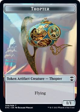 Replicated Ring // Thopter Double-Sided Token (Back)