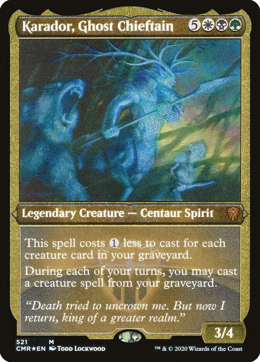 Karador, Ghost Chieftain (Foil Etched)