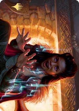 Birgi, God of Storytelling Art Card (Gold-Stamped Signature)