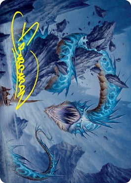Biolume Serpent Art Card (Gold-Stamped Signature)