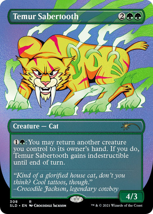Temur Sabertooth (Foil Etched)