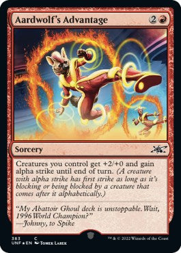Aardwolf's Advantage (Galaxy Foil) [UNF - 383]
