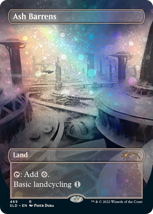 Ash Barrens (Borderless) (Galaxy Foil)
