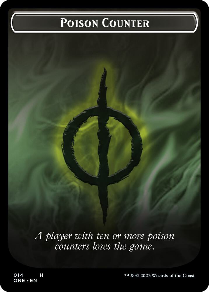 Phyrexian Goblin // Poison Counter Double-Sided Token (Back)