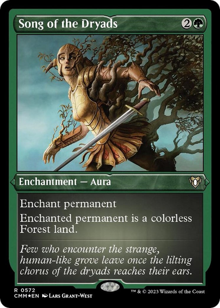 Song of the Dryads (Foil Etched)