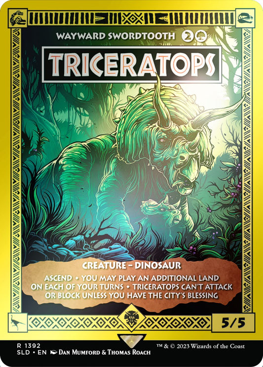 Triceratops - Wayward Swordtooth (Rainbow Foil)