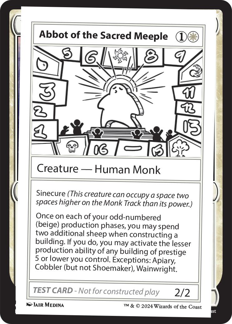 Abbot of the Sacred Meeple [MB2PC - N/A]