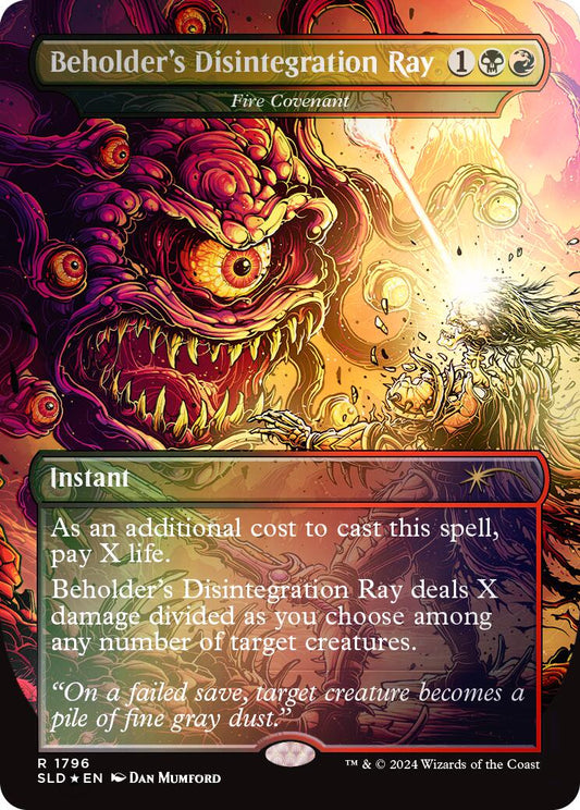 Beholder's Disintegration Ray - Fire Covenant (Rainbow Foil)