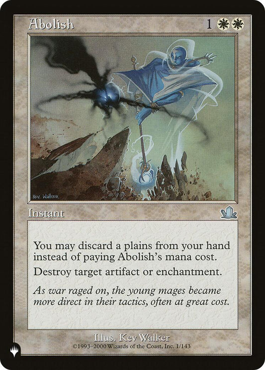 Abolish [LIST - 1/143]